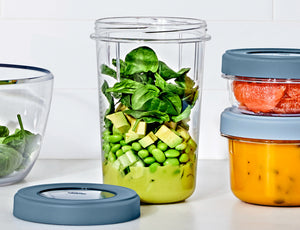 OXO TWIST & STACK Round Food Containers Set of 2, 1.2 L