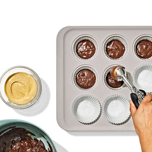 OXO PRO Ceramic Coated Muffin Pan 12-Cup