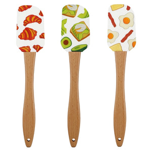 Danesco Silicone Spatula, Breakfast Print