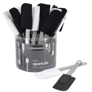 Danesco Mini Spatula, Black/White