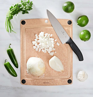 Epicurean All-in-One Cutting Board 14.5 x 11.25 Inch, Natural