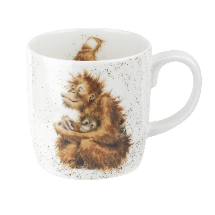 Wrendale Designs Mug 14oz, Orangutang 'Orangutan-Tangle'
