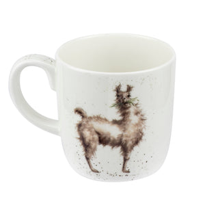 Wrendale Designs Mug 14oz, Llama 'Because I'm Worth It'