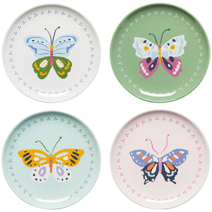Danica Jubilee Appetizer Plate Set of 4, Flutter By