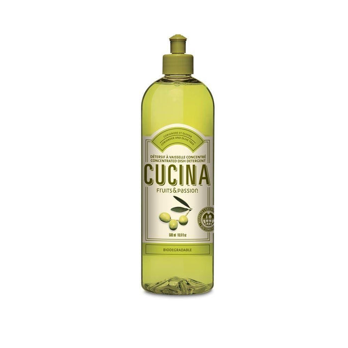 Cucina Concentrated Dish Detergent 500 ml, Coriander & Olive Tree