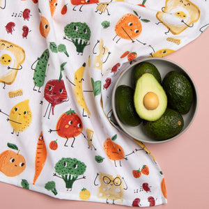 Danica Jubilee Tea Towel, Funny Food