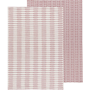 Danica Heirloom Abode Tea Towel Set of 2, Canyon Rose
