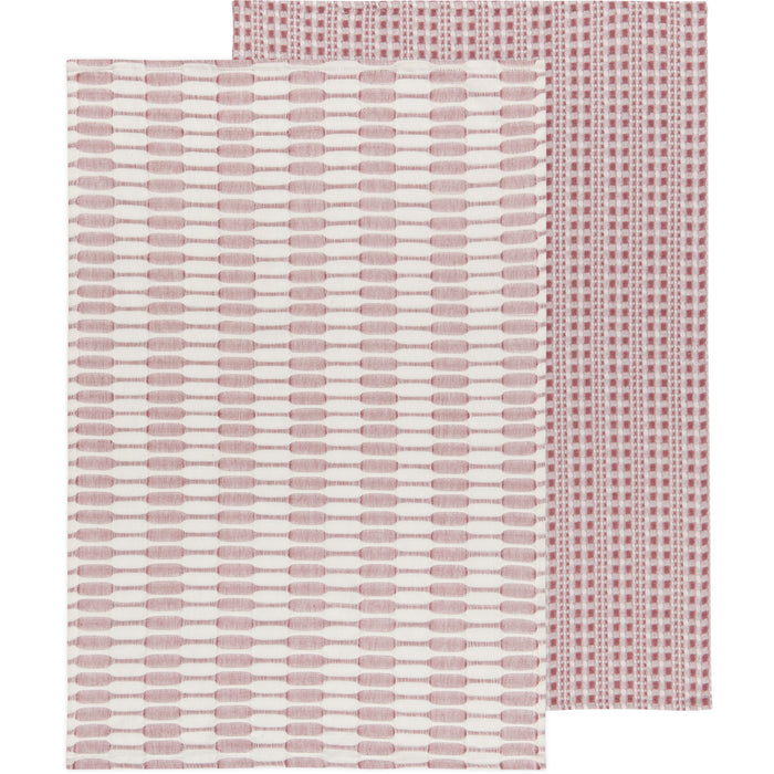 Danica Heirloom Abode Tea Towel Set of 2, Canyon Rose