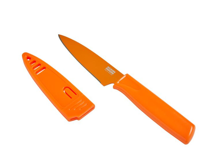 Kuhn Rikon Colori Paring Knife, Orange