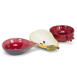Abbott Mini Shaped Bowl, Pomegranate