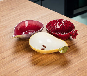 Abbott Mini Shaped Bowl, Pomegranate