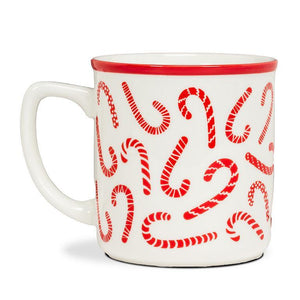 Abbott Mug 14oz, Candy Canes