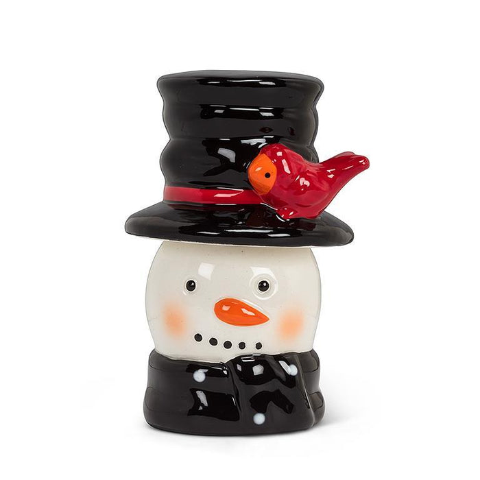Abbott Salt & Pepper Set, Snowman & Hat