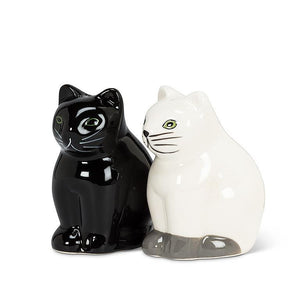 Abbott Salt & Pepper Set, Sitting Cats