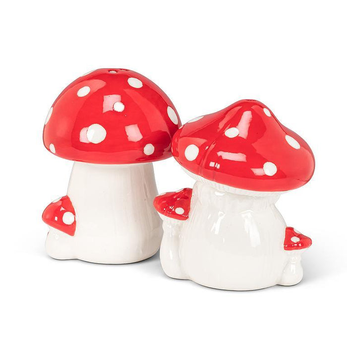 Abbott Salt & Pepper Shaker Set, Mushrooms