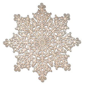 Abbott Cutout Snowflake Placemat, Gold