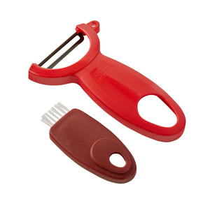 Kuhn Rikon Swiss Easy Clean Peeler, Red