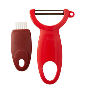 Kuhn Rikon Swiss Easy Clean Peeler, Red