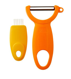 Kuhn Rikon Swiss Easy Clean Peeler, Orange