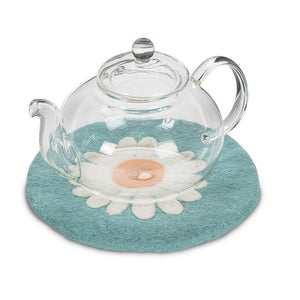 Abbott Felt Trivet 8 Inch, Daisy