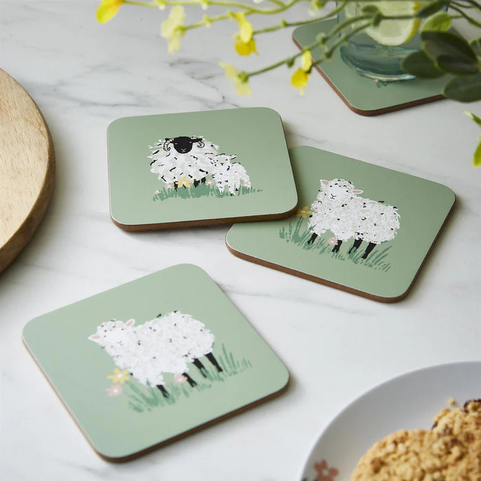 Ulster Weavers Coasters Set of 4, Woolly Sheep