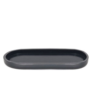Natural Living Black Oval Platter 14 x 6.5 Inch