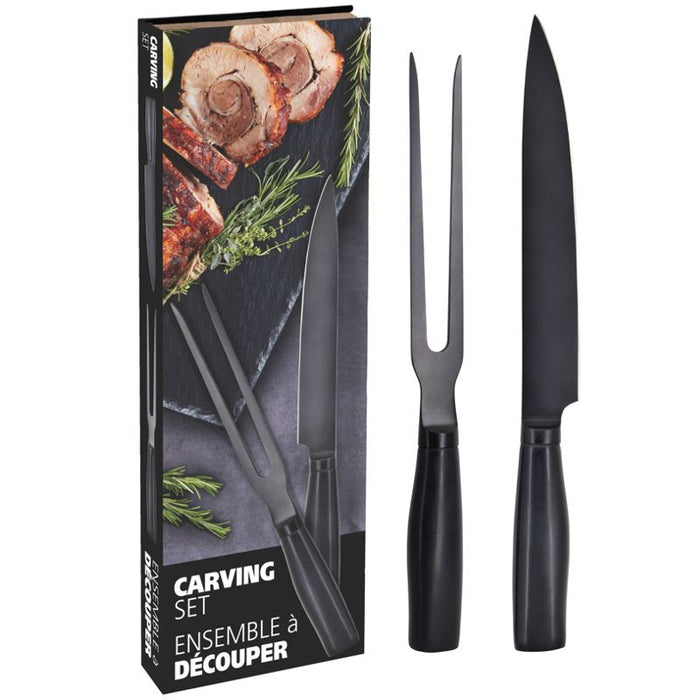 Natural Living Stainless Steel Carving Set