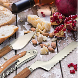 Natural Living Wine & Cheese Tool Set of 3