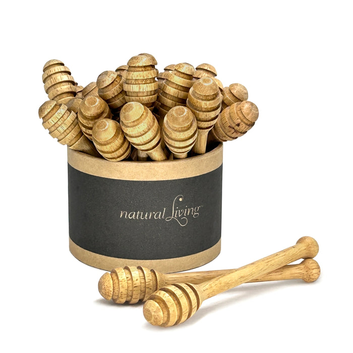 Natural Living Wooden Honey Dipper