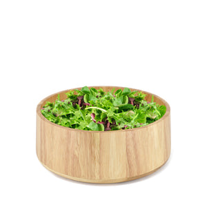 Natural Living Wood Salad Bowl