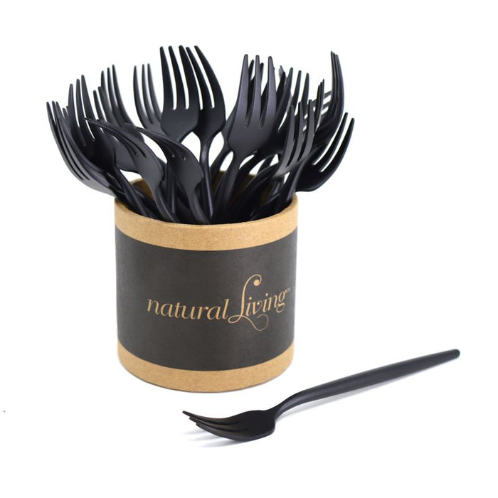 Natural Living Small Fork, Black