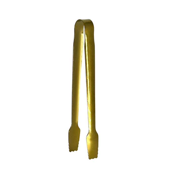 Natural Living Mini Serving Tongs, Gold