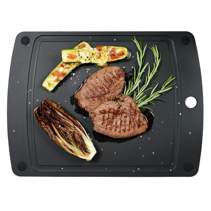 Natural Living JADE Gourmet Carving Board, Black