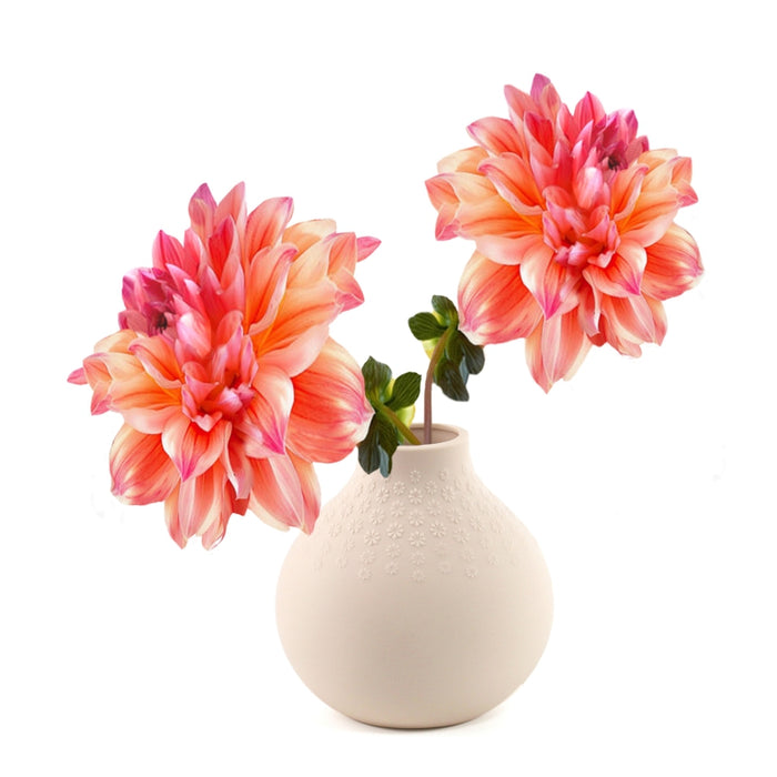 Natural Living Bouquet Bulb Vase 11 cm, Soft Blush Pink