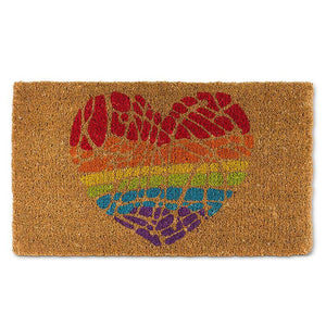 Abbott Doormat, Rainbow Heart