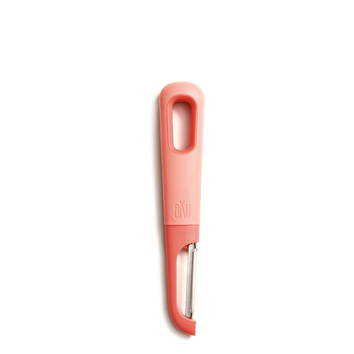 eKu Nylon Swivel Peeler, Watermelon