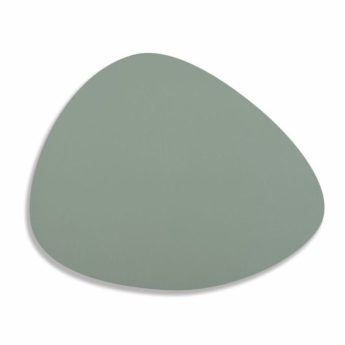Natural Living BAUHAUS Antimicrobial Stone-Shaped Placemat, Sage