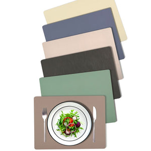 Natural Living BAUHAUS Antimicrobial Placemat, Black