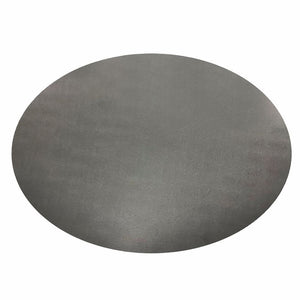Natural Living Oval Shimmer Antimicrobial Placemat, Charcoal