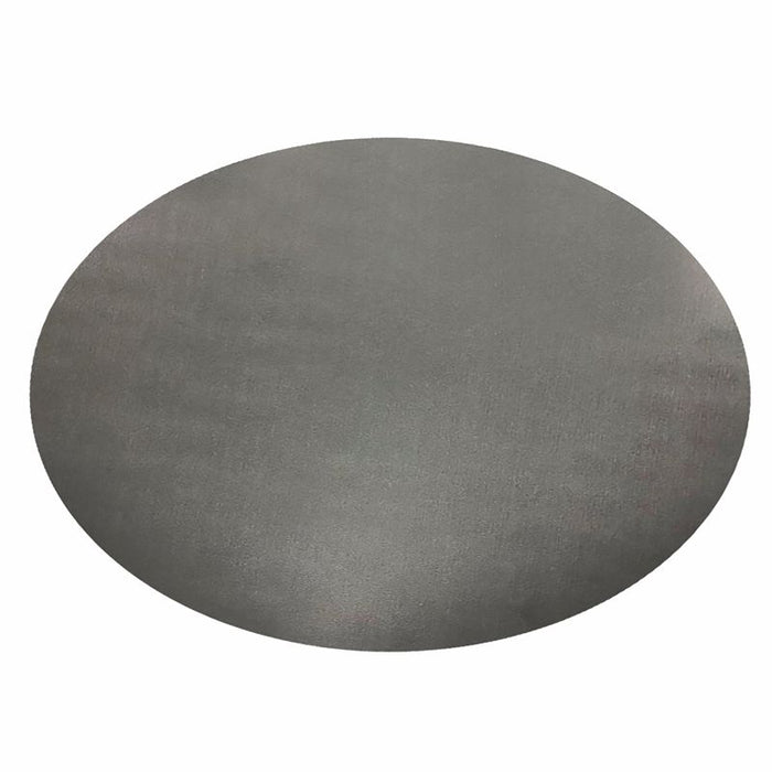 Natural Living Oval Shimmer Antimicrobial Placemat, Charcoal