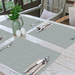 Natural Living Antimicrobial Weave Placemat, Grey