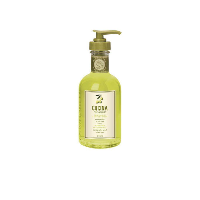 Cucina Hand Soap with Olive Oil 200 ml, Coriander & Olive Tree