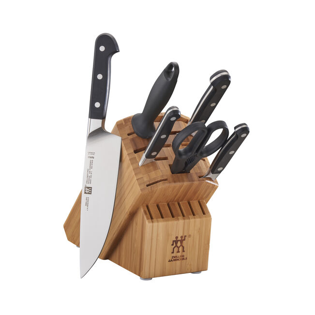 ZWILLING PRO Bamboo Knife Block Set 7pc
