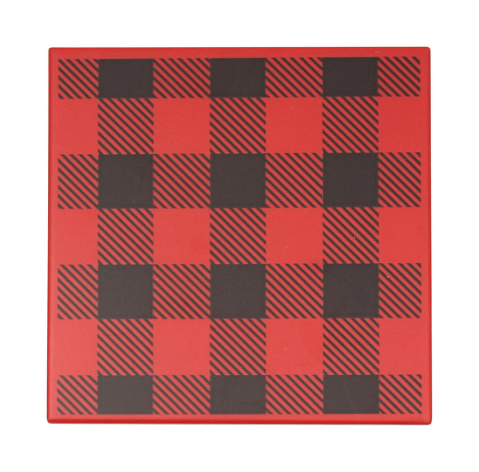 Harman Printed Ceramic Trivet, Buffalo Check