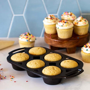 Lodge Cast Iron Muffin Pan 6-Cup