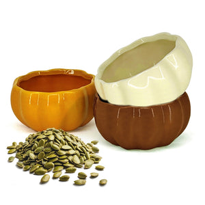 BIA Pumpkin Dip Bowls Set of 3