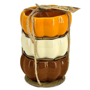 BIA Pumpkin Dip Bowls Set of 3