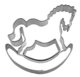 Edelweiss Imports Cookie Cutter, Rocking Horse