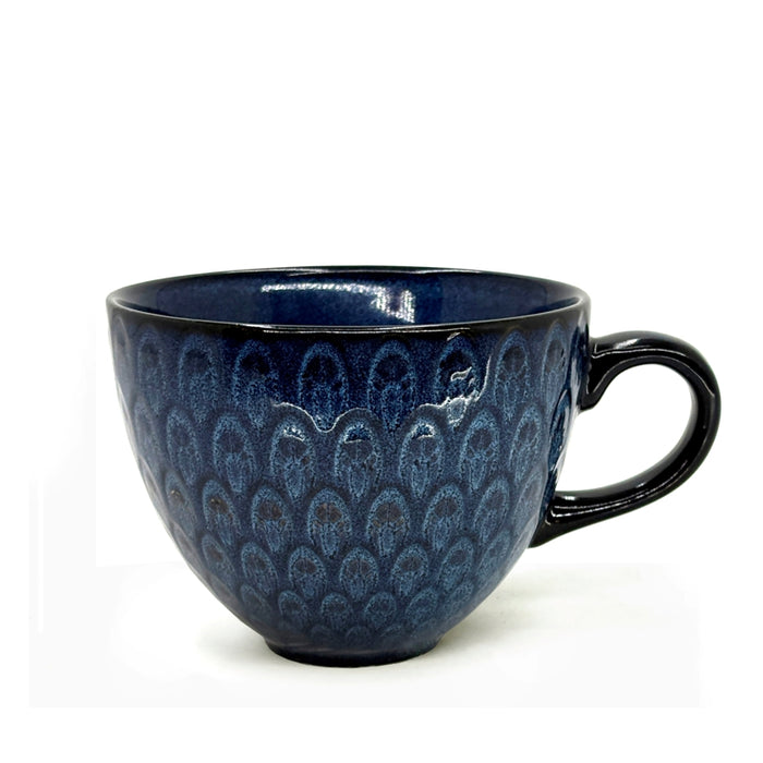 BIA PLUME Mug 500 ml, Blue