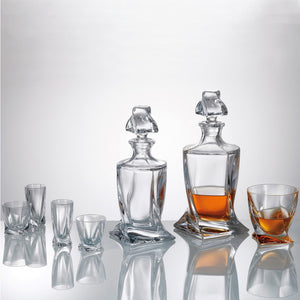 Bohemia Crystal Quadro Highball Glass 350ml